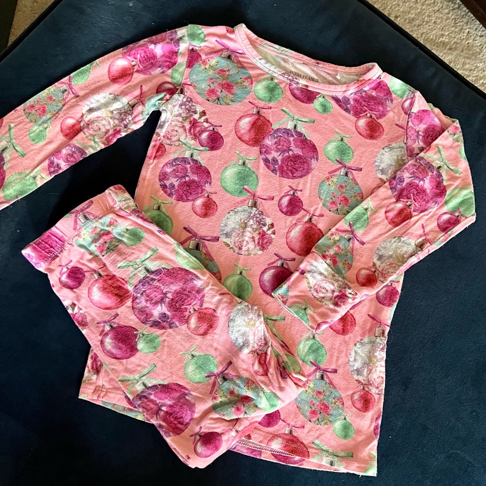 Posh Peanut Pink Christmas Pajamas